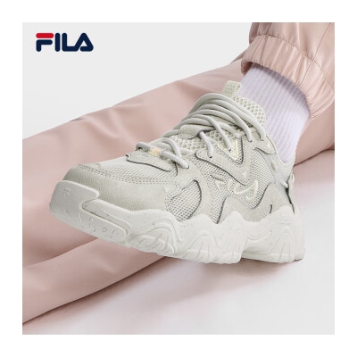 FILA 斐乐官方FLUID 4女鞋复古运动鞋2023夏老爹鞋厚底休闲鞋